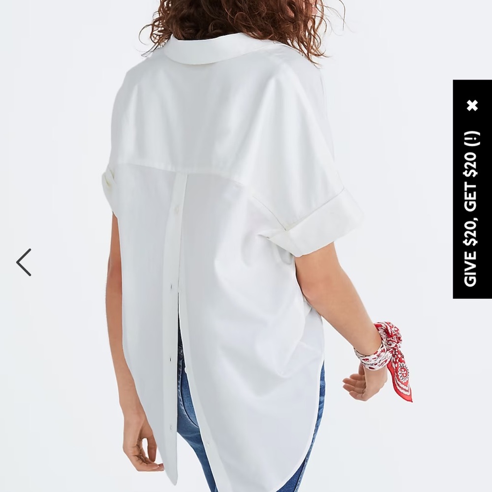 Madewell Courier Button-Back Shirt